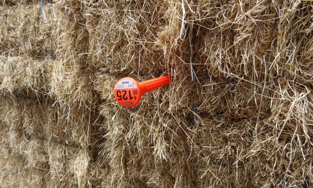Device to prevent fires- Hay probe
