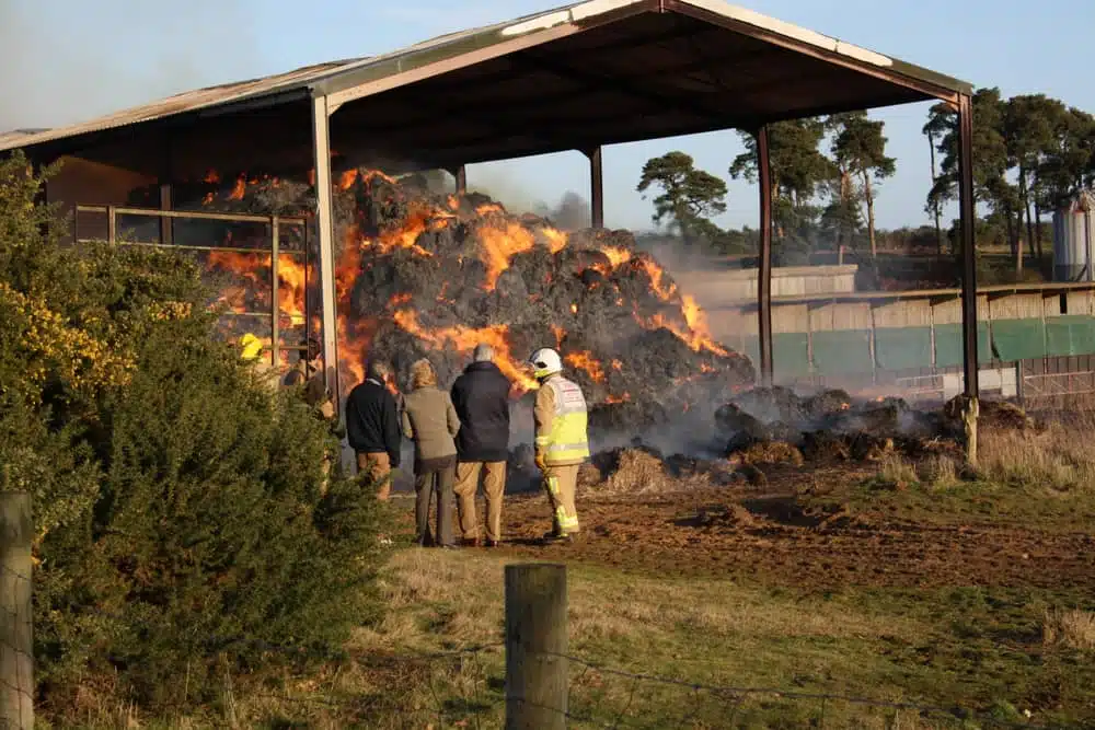 Hay fires and prevention: How to put out a hay fire?